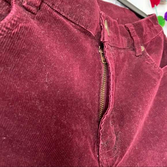 URBAN OUTFITTERS maroon corduroy size 10 shorts - Picture 4 of 7